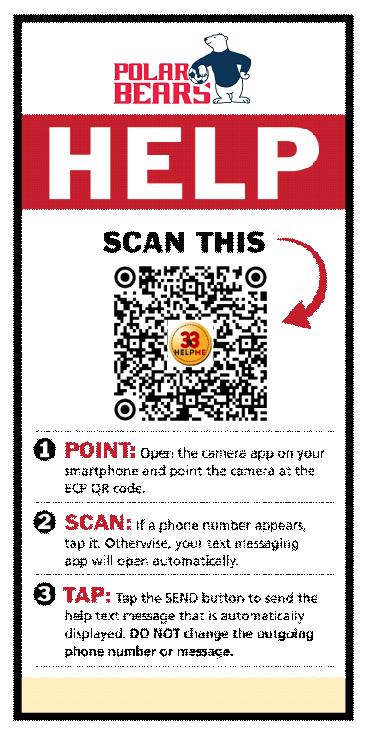 Click the 33HelpME QR Code to summon help,